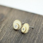 Gear Wheel Earrings